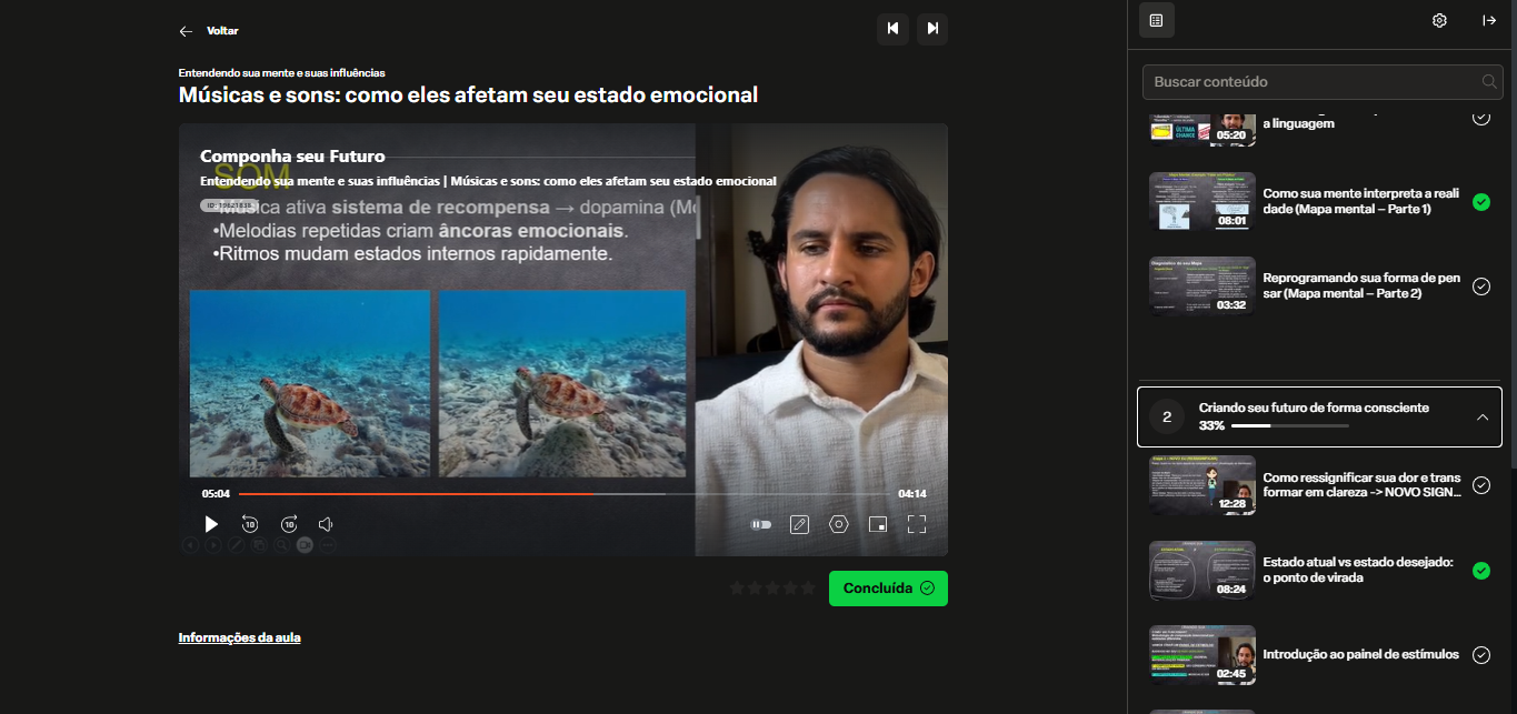 Aula da Etapa 2 — Compor, dentro da plataforma do curso